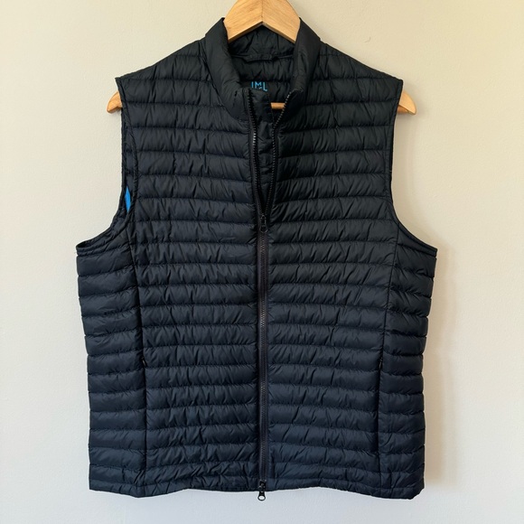 J. McLaughlin Other - J McLaughlin Men's Goose Down Filled Puffer Vest Black Size Medium EUC